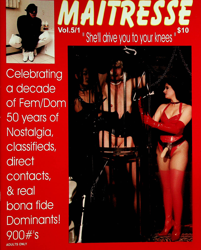 Maitresse Fetish Magazine  Celebrating A Decade Of Fem/Dom 50 Years Of Nostalgia and More!  vol.5 #1  1990's   090324lm-p