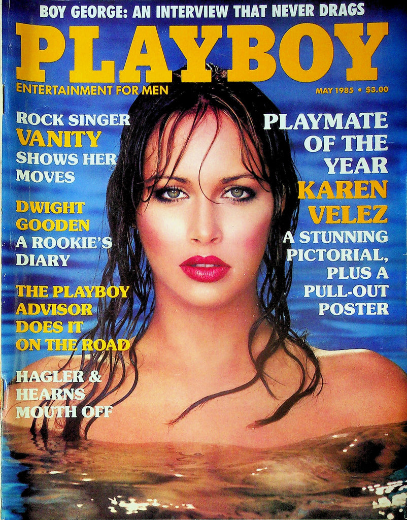 Playboy Magazine Ft. Karen Velez & Dwight Gooden May 1985 101425RP-