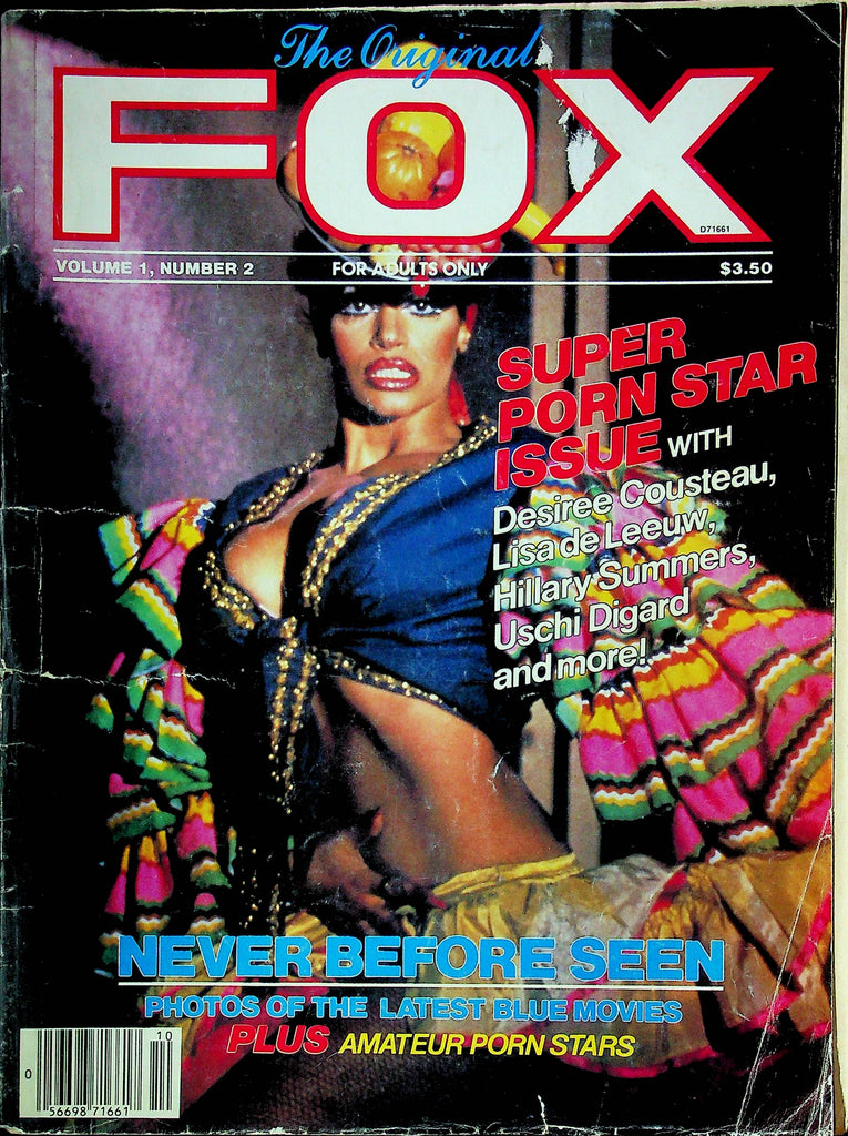 Fox Men's Magazine Desiree Cousteau & Lisa De Leeuw Vol.1 No.2 October 1982 062824RP