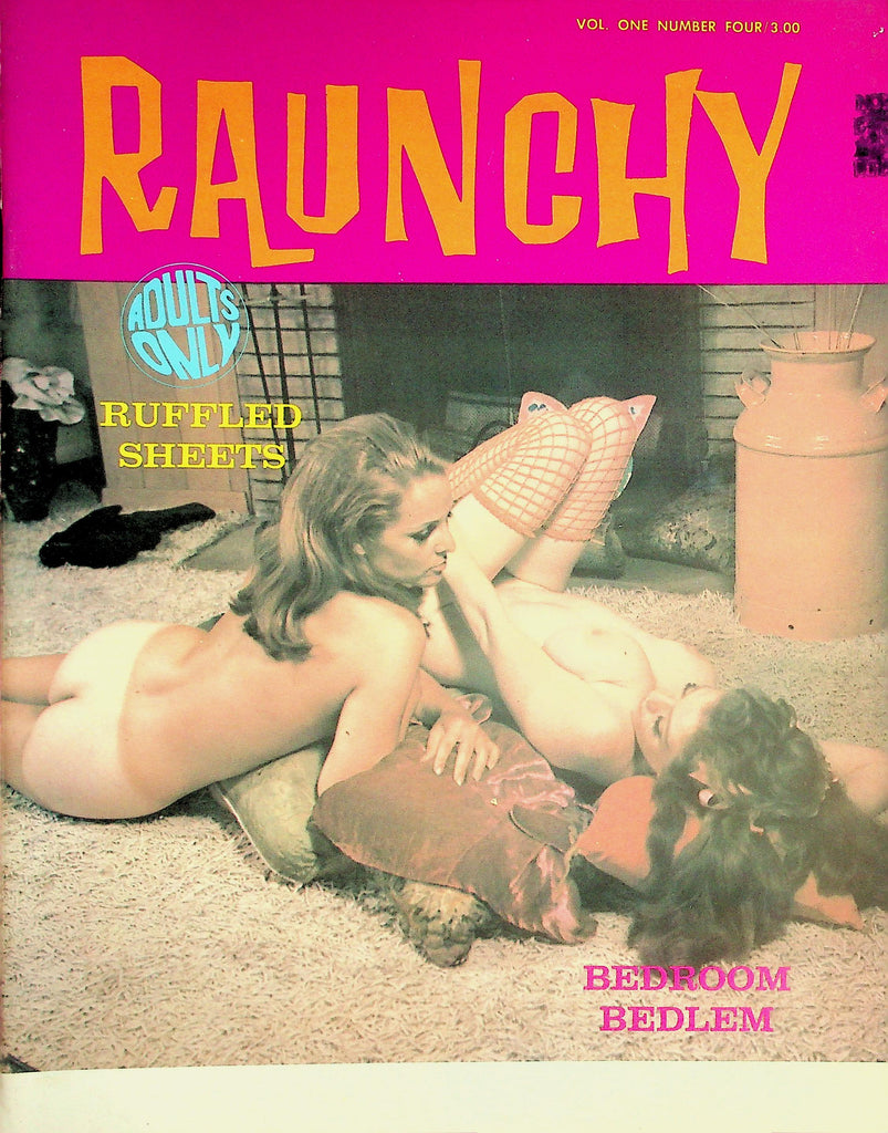 Raunchy Lesbian Magazine  Ruffled Sheets / Bedroom Bedlem  vol.1 #4  1960's 052226lmp-GSC