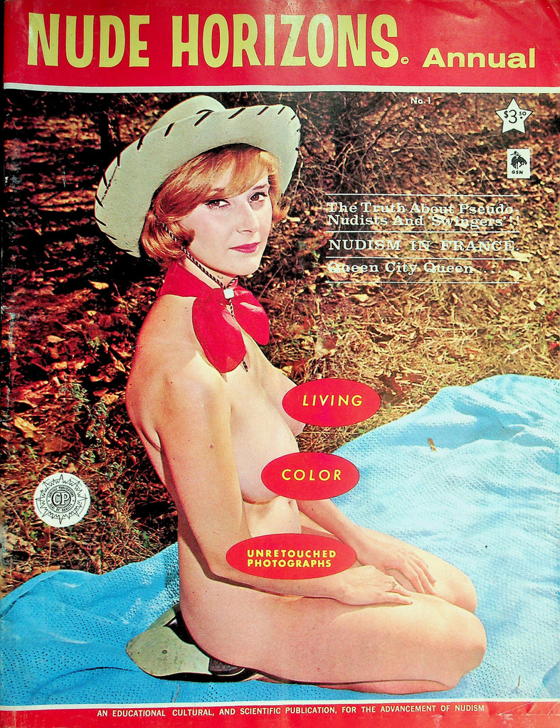 Nude Horizons Oversized Magazine  Covergirl Teri / Nudism In France/ Misconception  #1 1960's      070126lmp-GSC