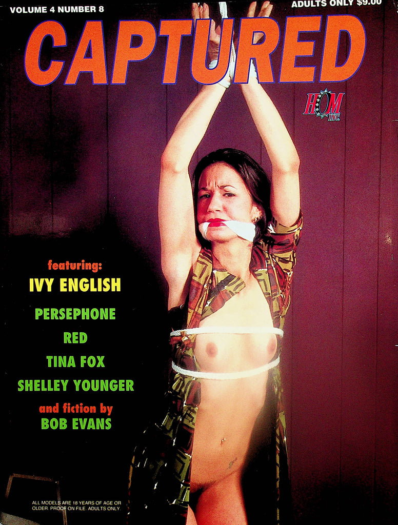 Captured Bondage Magazine  Featuring Ivy English  vol.4 #8  1996  by HOM   010225lm-p