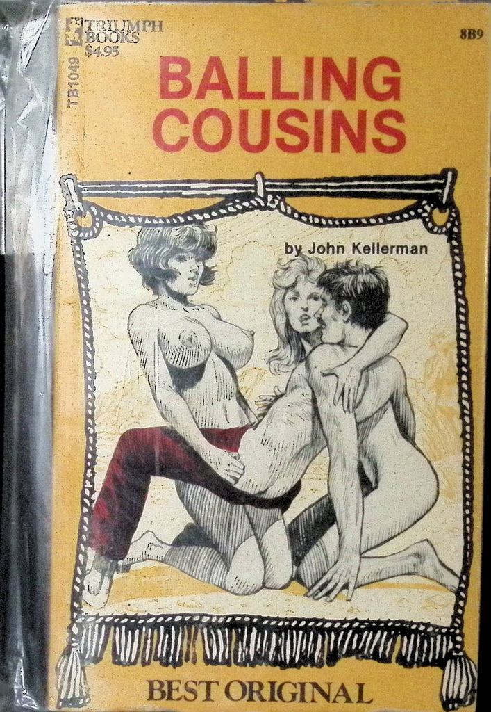 Balling Cousins by John Kellerman Best Original Triumph Books Greenleaf Classics 1970s Adult Novel -042224AMP