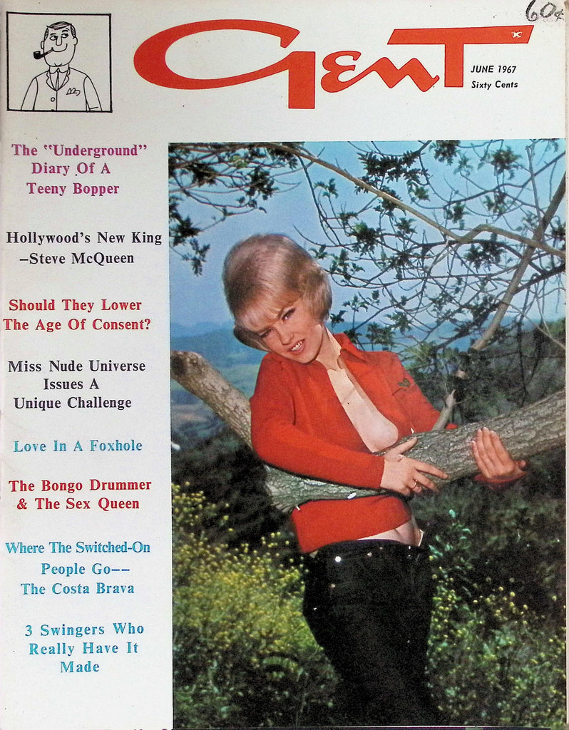 Gent Magazine June 1967 Hollywood's New King Steve McQueen 100226LLP