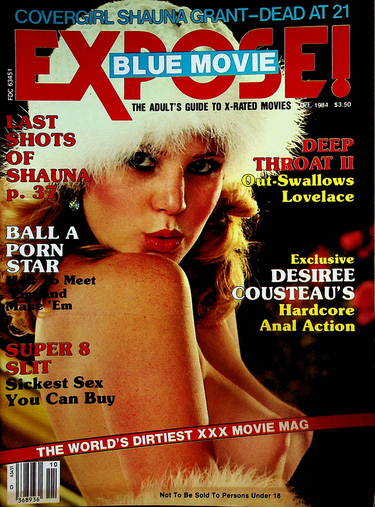 Expose! Magazine  Covergirl Shauna Grant - Dead At 21  October 1984   010925lm-p