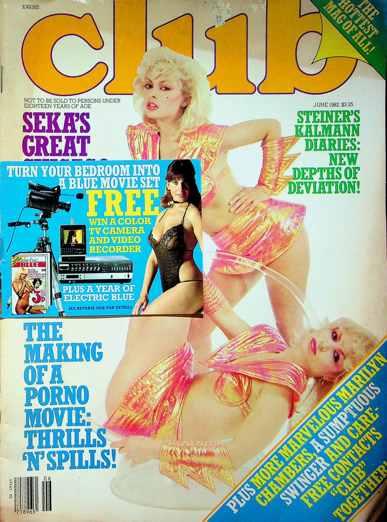 Club Magazine Seka Great Chicago Party June 1982 072823RP