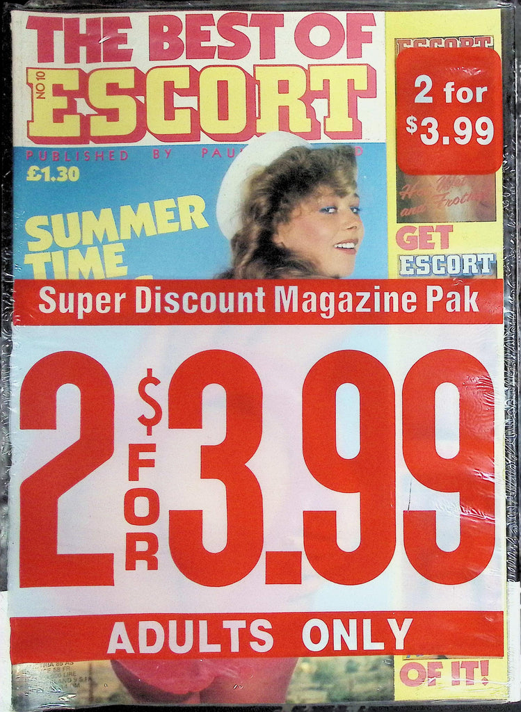 Lot of 2 Magazines: The Best of Escourt #10 & Model Direct by Paul Raymond Vol 5 #2  New/Sealed  091926LLP