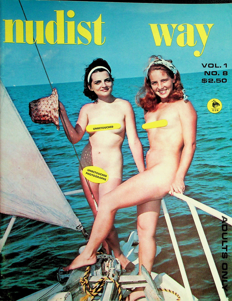 Nudist Way Magazine   Boston Nude Party / Clothing: Why Did It Begin?  vol.1 #8 1960's    081926lmp2-GSC