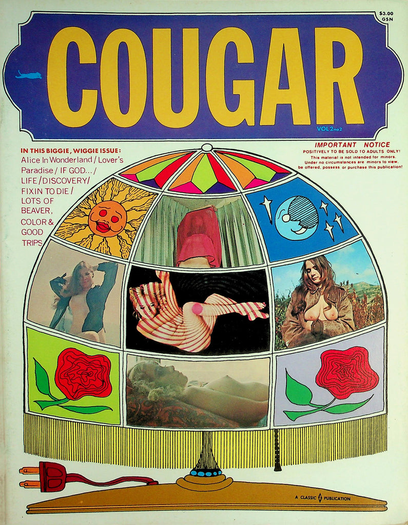 Cougar Magazine  Alice In Wonderland / Lover's Paradise vol.2 #2  1970     081126lmp-GSC