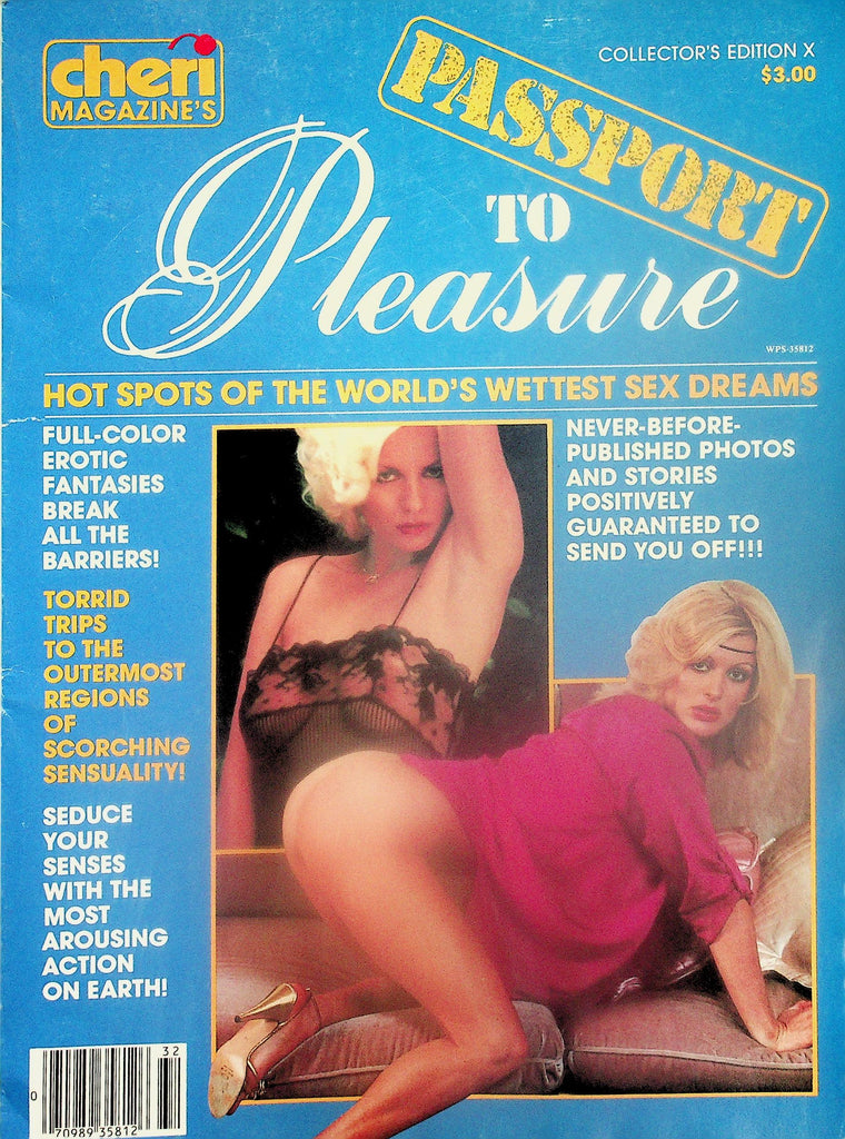 Cheri Passport To Pleasure Magazine  Wettest Sex Dreams  Collector's Edition X  1983  111425lm-p