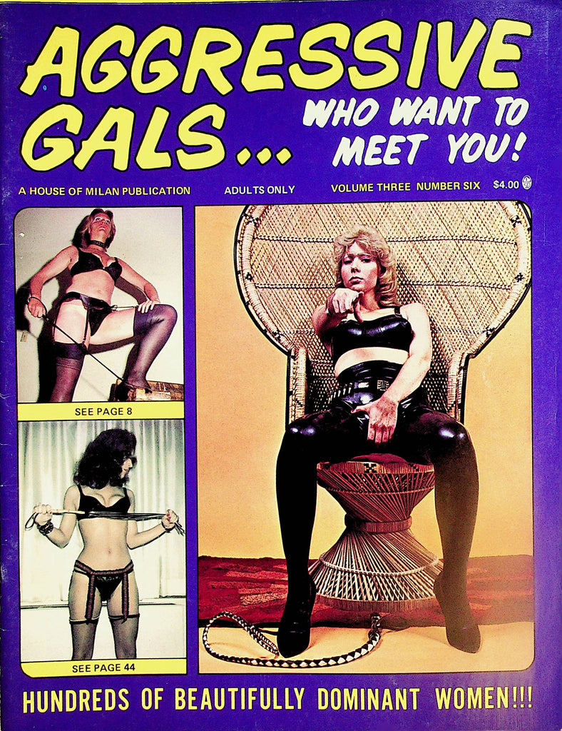 Aggressive Gals... Who Want To Meet You Contact Magazine  Beautifully Dominant Women  vol.3 #6  1976  by HOM     021524lm-p