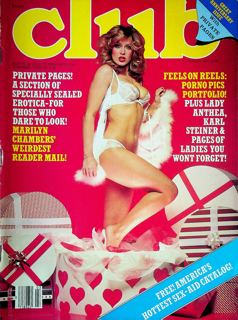 Club Magazine Marilyn Chambers March 1981 093024RP