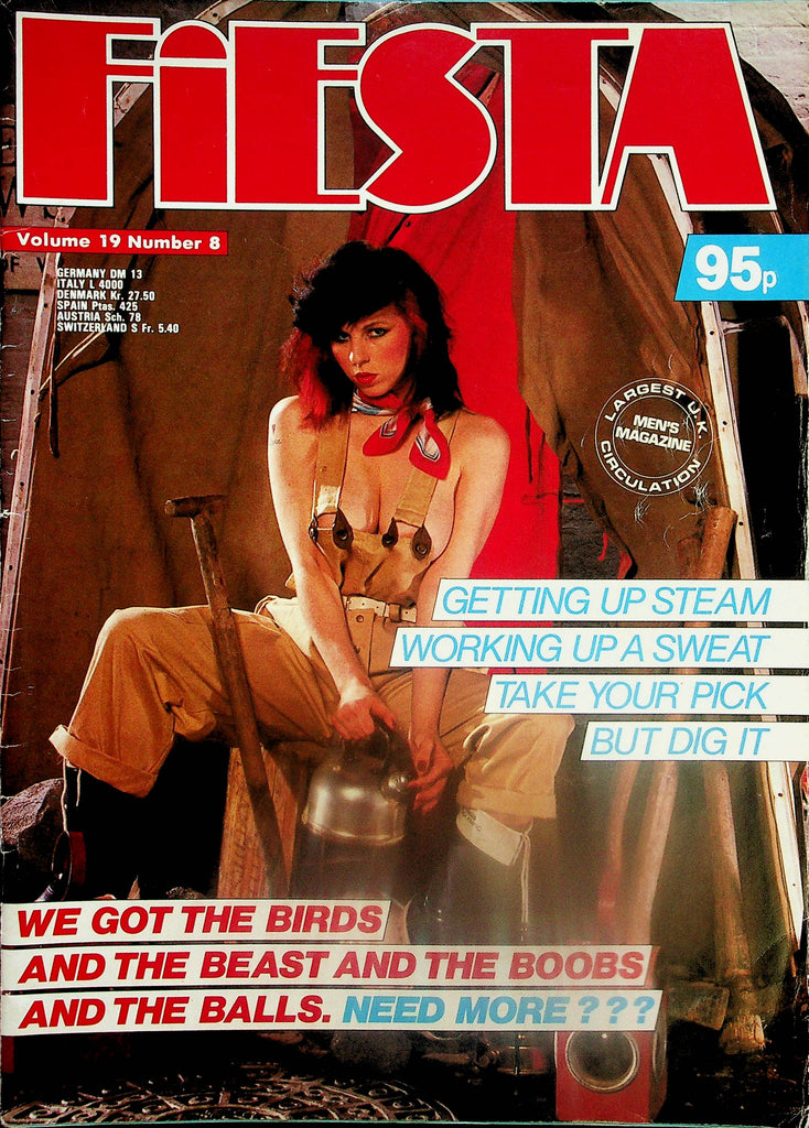 Fiesta Magazine  Cover/Centerfold Girl Melanie  vol.19 #8  1990's   061225lm-p