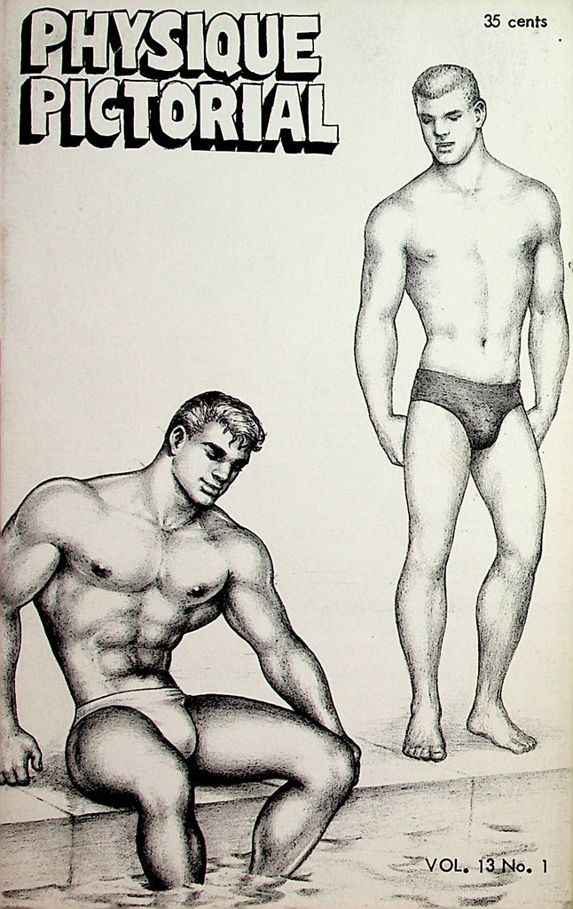 Physique Pictorial Gay Interest Digest Magazine    vol. 13 #1  August 1963    102124lm-p