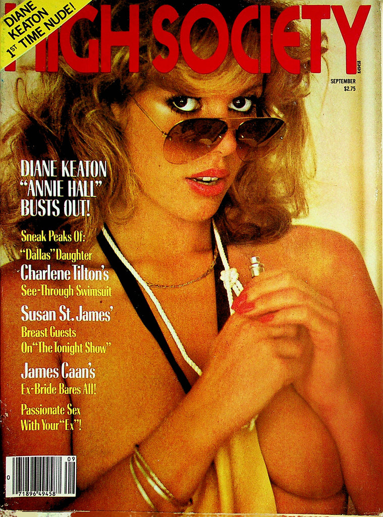 High Society Magazine  Diane Keaton 1st Time Nude! / Charlene Tilton   September 1980   011825lm-p