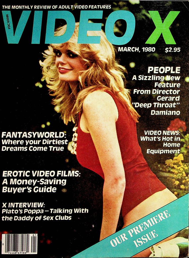 Video X Magazine   Serena / Jamie Gillis  March 1980  Our  Premiere Issue    063023lm-p