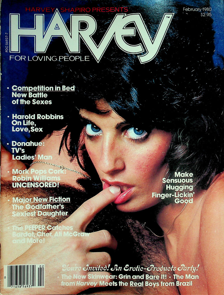 Harvey Magazine  Make Sensuous Hugging Finger-Lickin' Good! / Robin Williams  February 1980    032526lmp