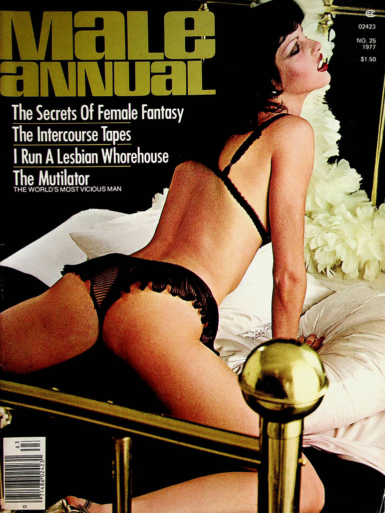 Male Annual Magazine  Secrets Of Female Fantasy / The Intercourse Tapes  #25 1977    073023lm-p
