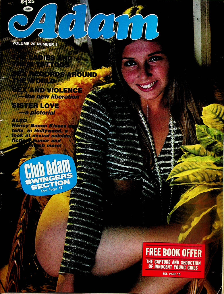 Adam Magazine   Covergirl Julie  / Tattooed Ladies  vol.20 #1  1976       031124lm-p2