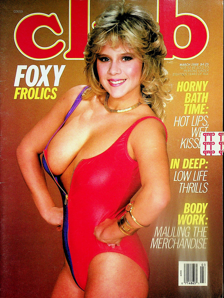 Club Magazine  Samantha Foxs' Foxy Frolics / Horny Bath Time  March 1988     060324lm-p