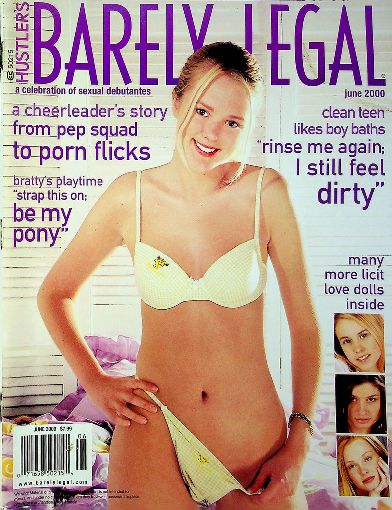 Hustler's Barely Legal Magazine Sylvia Blair & Jenny June 2000 051623RP