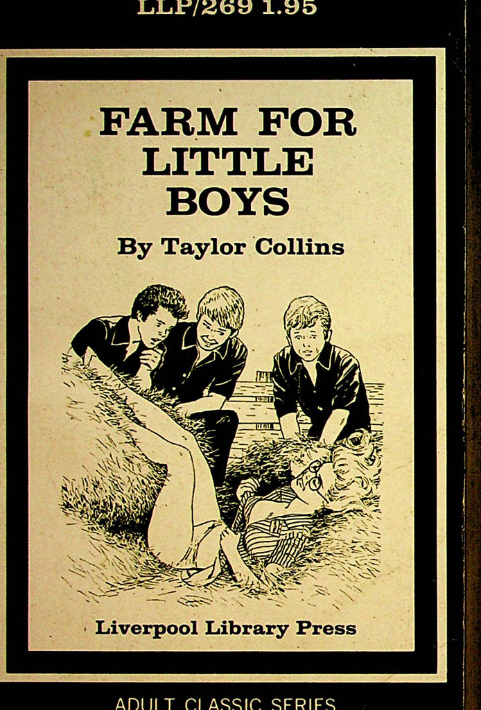 Farm For Men Adult Novel  by Taylor Collins 1972  Liverpool Library Press   070823lm-p2