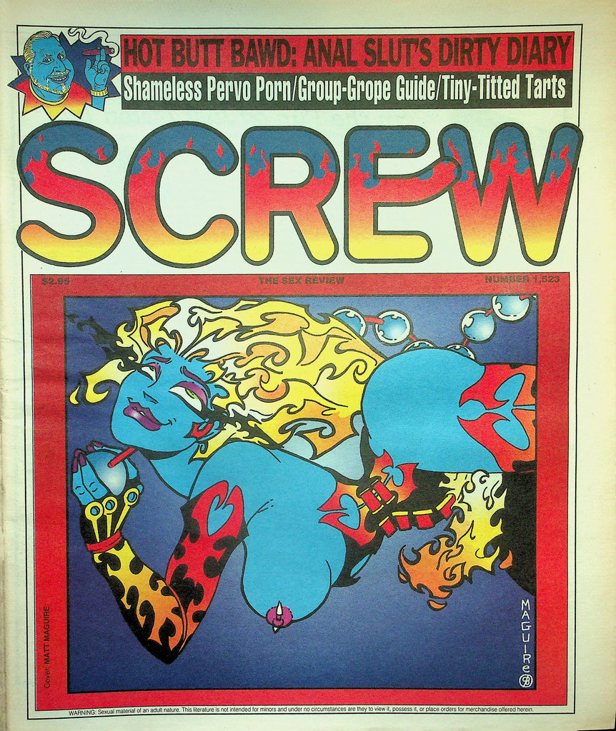 Screw Newspaper  Hot Butt Bawd: Anal Slut's Dirty Diary  #1523  May 11, 1998   010526lmp