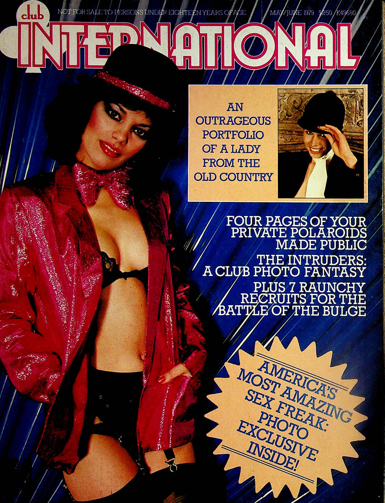 Club International Magazine  Long Dong Silver / Centerfold Girl Alicia   May/June 1979     Paul Raymond  102624lm-p