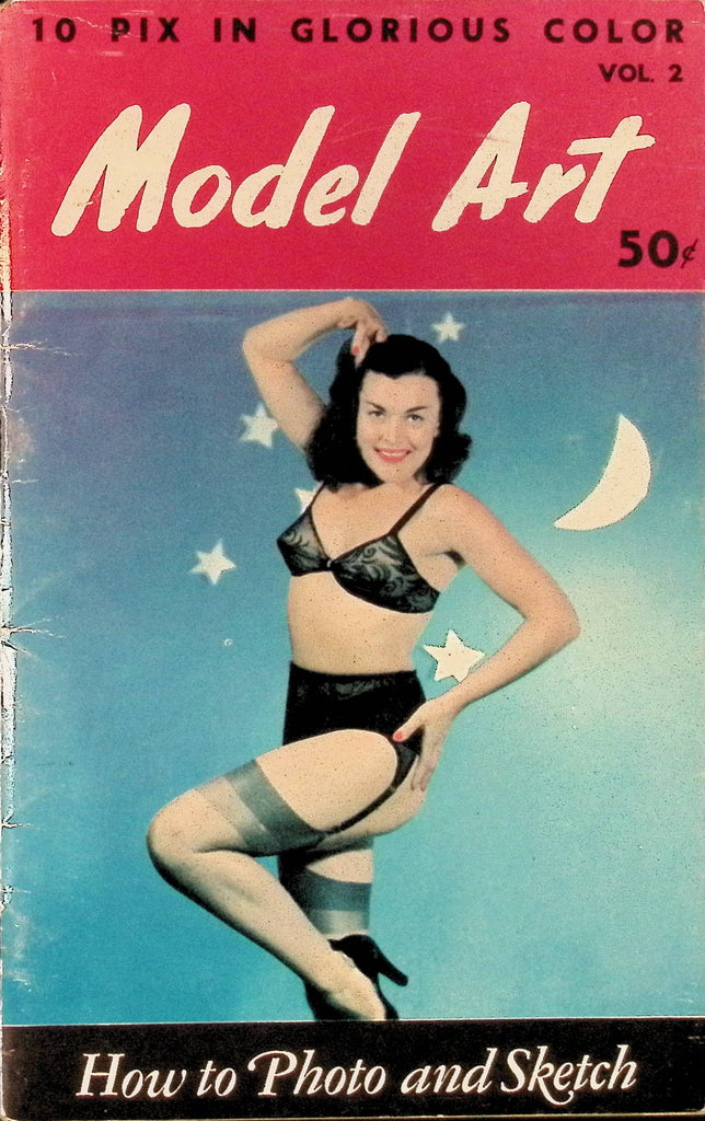 Model Art Vol 2 1970s Digest Magazine Hot to Photo and Sketch 102325AMP