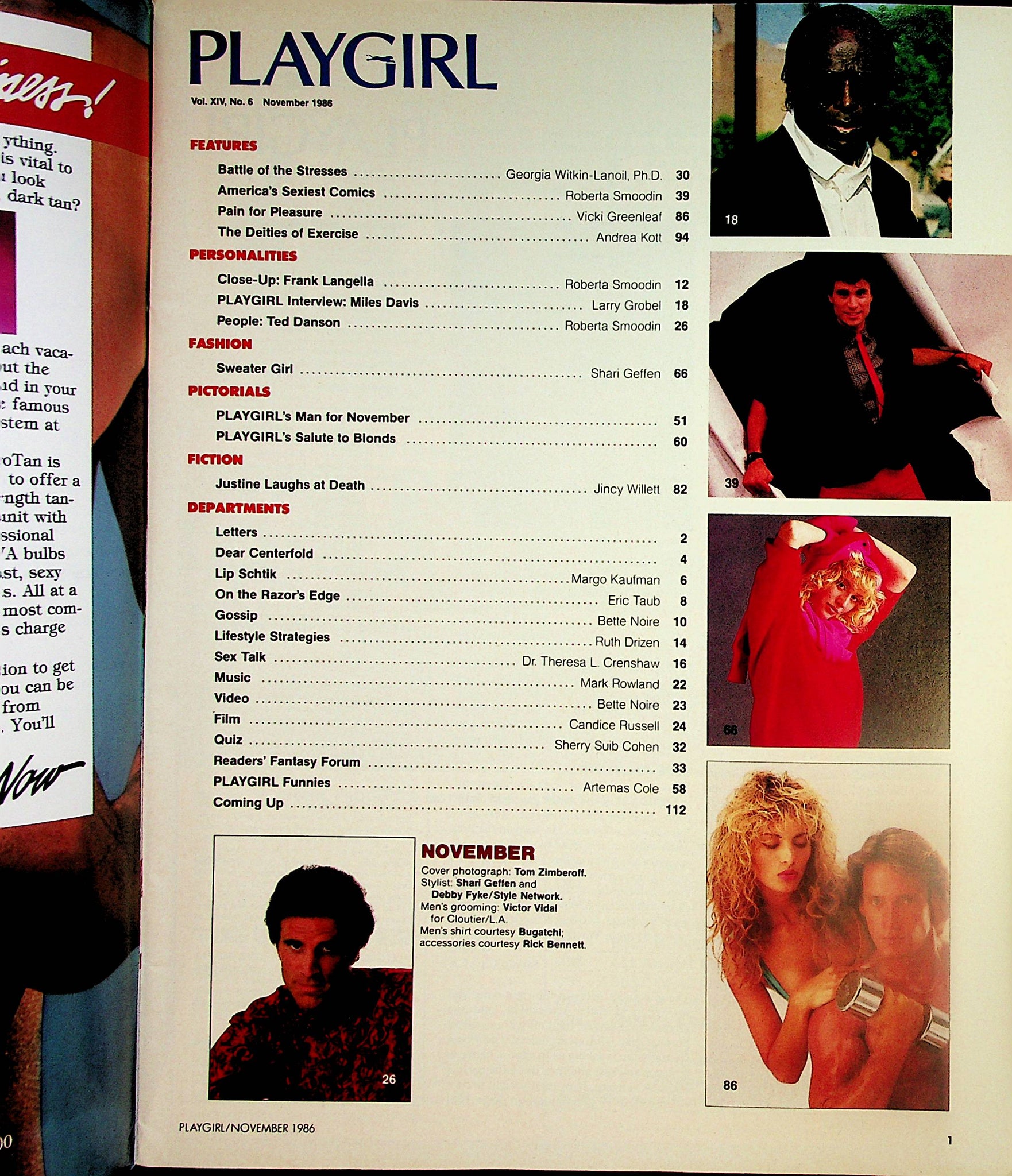 Playgirl Magazine Ted Danson-Prince Charming / America's Sexiest Comic ...
