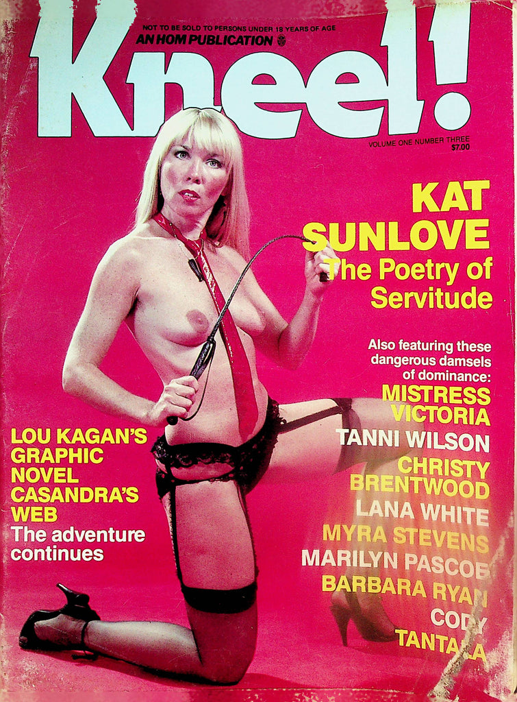 Kneel Fetish Magazine  Kat Sunlove / Mistress Victoria  vol.1 #3 1985  HOM   092624lm-p