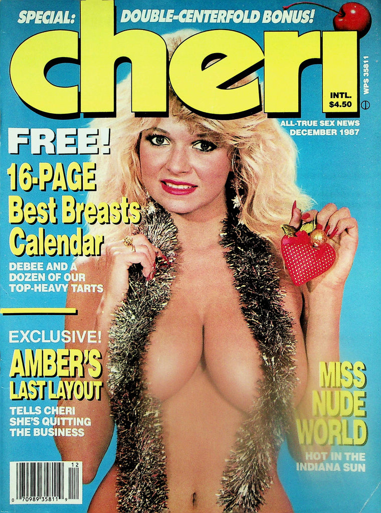 Cheri Magazine  Covergirl Debee Ashby w/Calendar  December 1987    090825lm-p