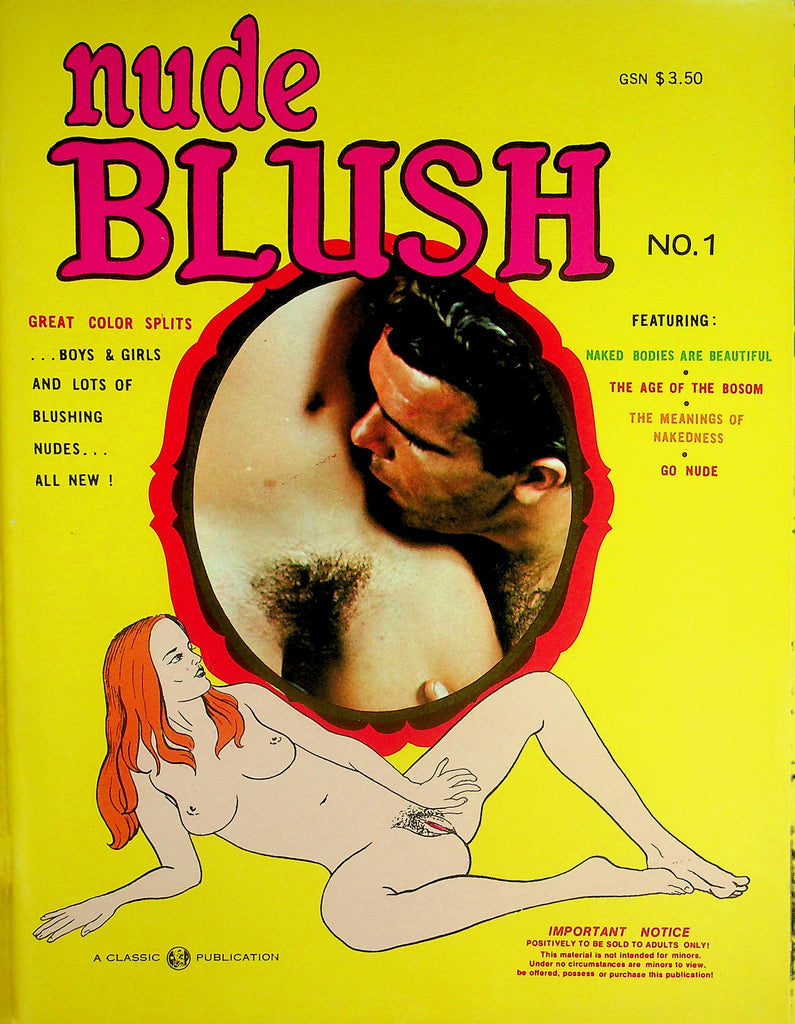 Nude Blush Magazine  On Becoming A Nudist / Naked Bodies Are Beautiful  #1  1970  083126lmp-GSC