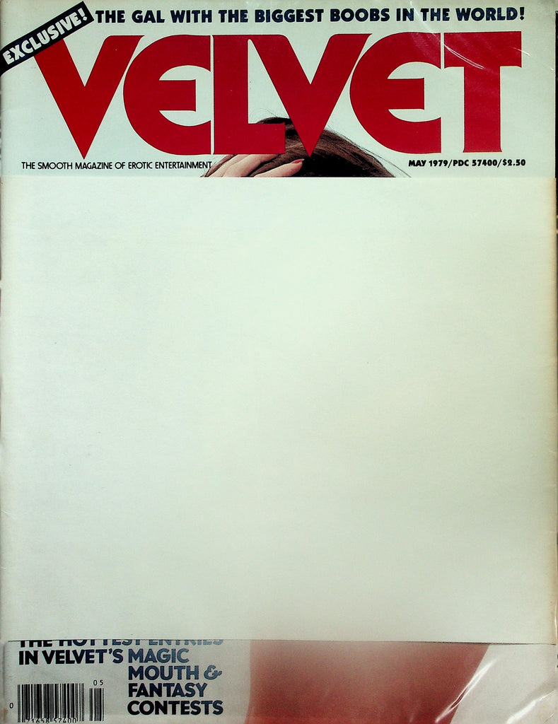 Velvet Magazine  Exclusive! The Gal With The Biggest Boobs!  May 1979     112425lmp