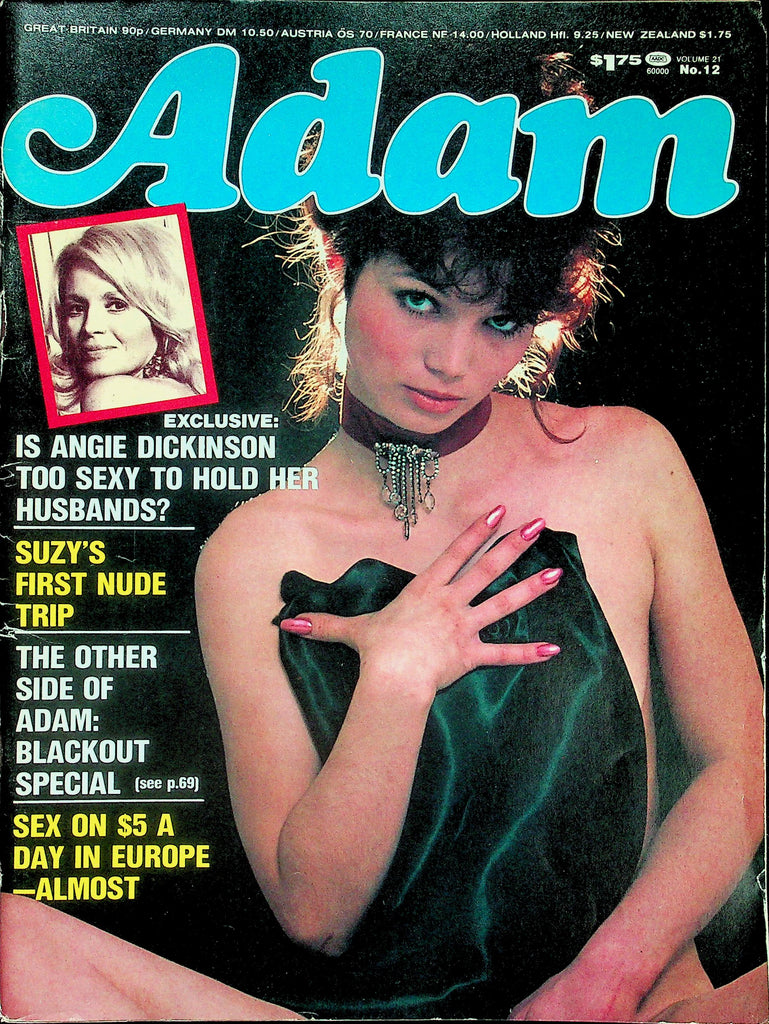Adam Magazine  Angie Dickinson  / Paula Never Wears Pants  vol.21  #12 1977  010226lmp