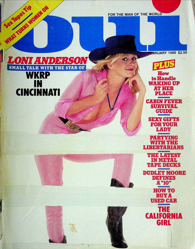 OUI Magazine Loni Anderson The California Girl February 1980 022425RP