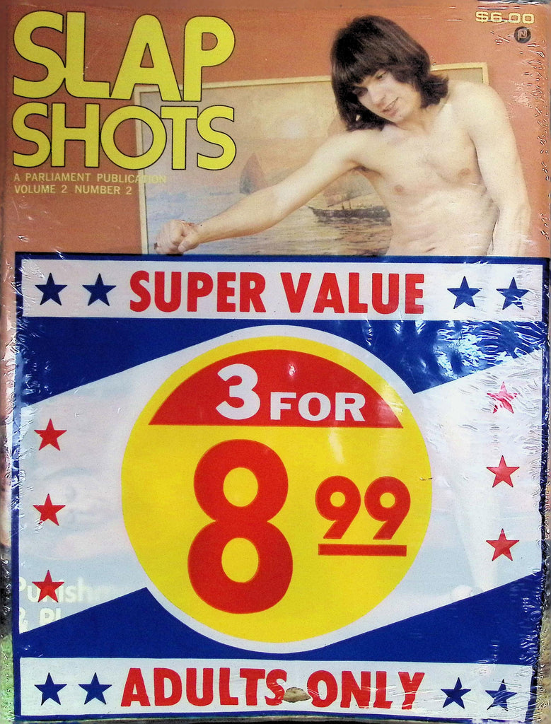 Lot of 3 Magazines: Slap Shots Vol 2 #2, Big Titties Vol 3 #1 & Mystery Magazine 1980s 091926LLP