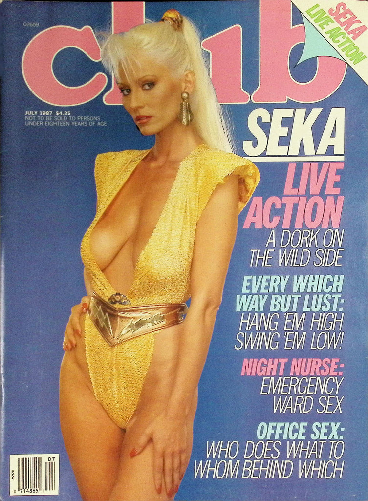 Club Magazine July 1987 Seka   101726LLP