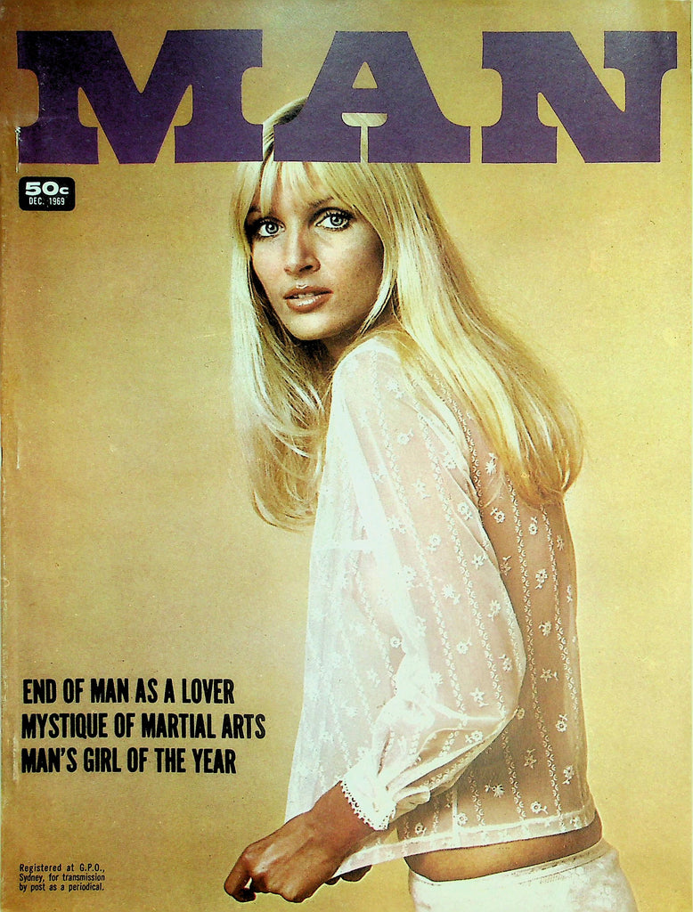 Man Magazine   Girl Of The Year Trully Stellar  December 1969  011926lmp