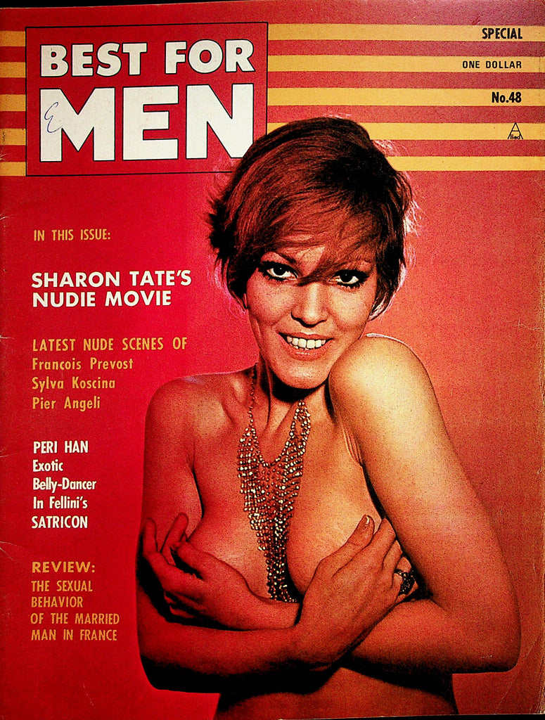 Best For Men Vintage Magazine  Sharon Tate's Nudie Movie  #48  1970   061523lm-p2