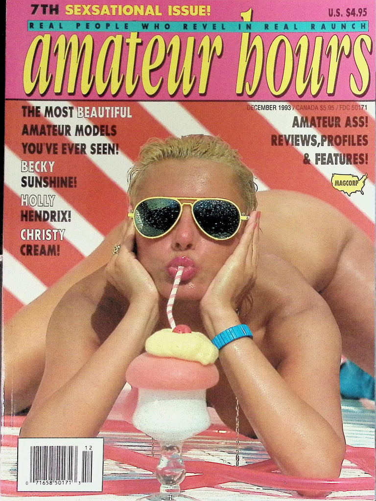 Amateur Hours Magazine 7th Sexsationl Issue December 1983 Amateur Ass, Reviews, Profiles, & Features090826LLP