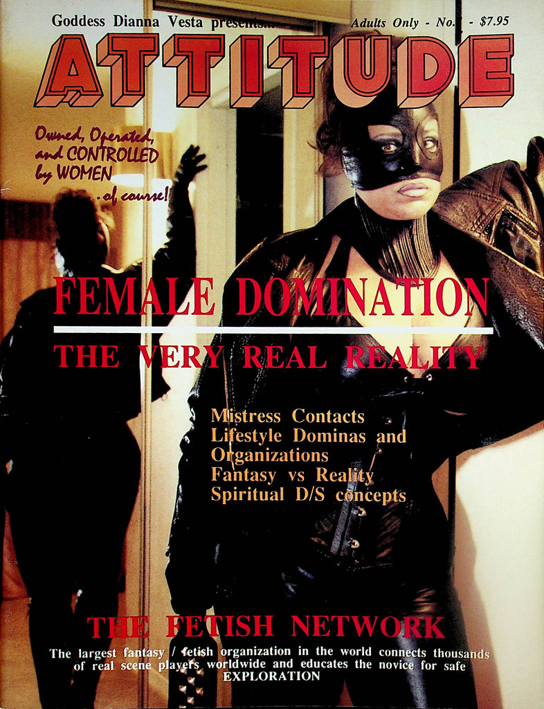 Attitude  Fetish Magazine  Female Domination/ Mistress Contacts  #4 1990's      122623lm-p