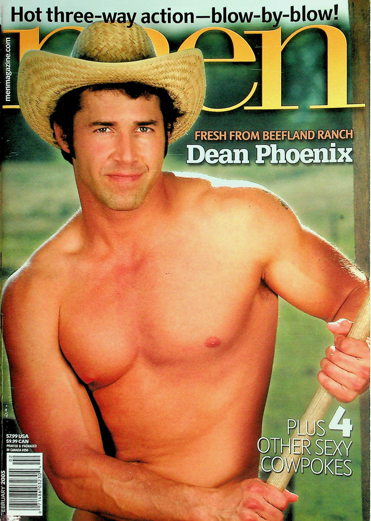 Men Gay Magazine  Dean Phoenix Fresh From Beefland Ranch!  February 2005  032526lmp