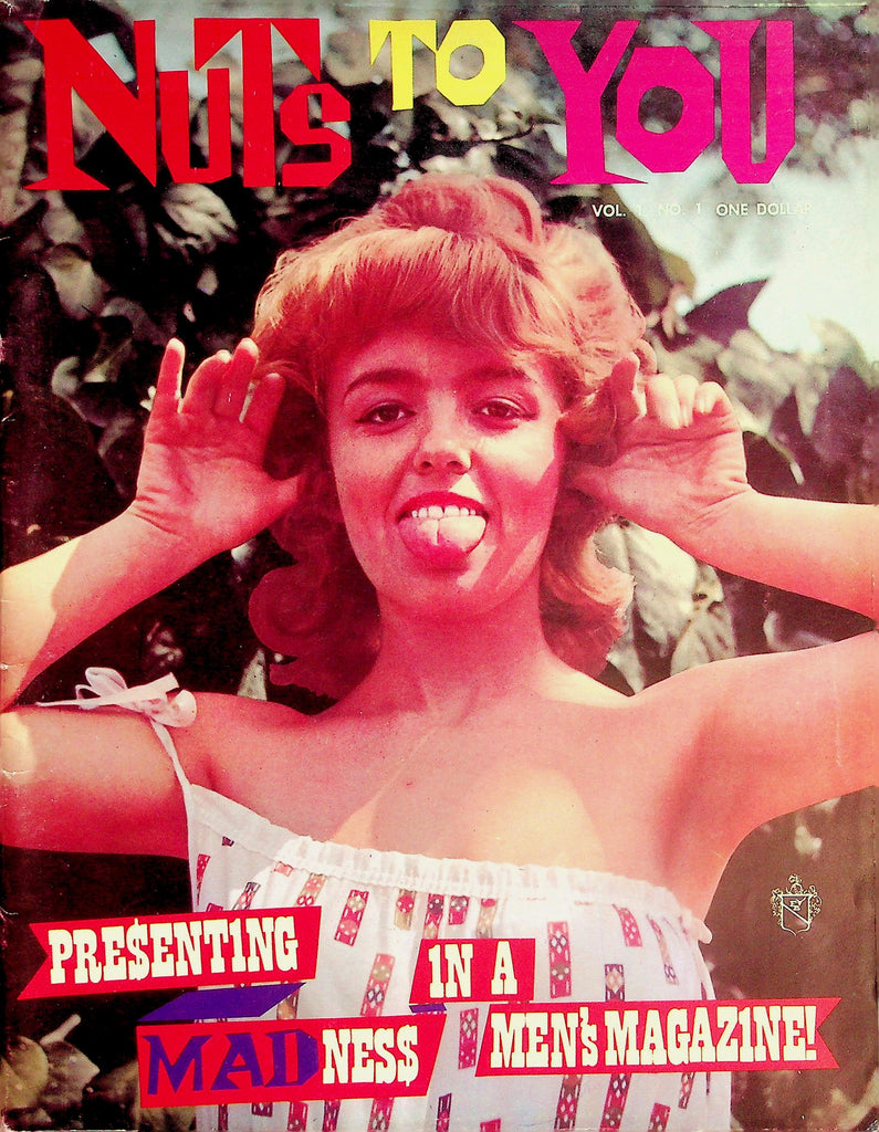 Nuts To You Magazine  V Is For Vampire / Fun In A Tub / Prescription For Sex  vol.1 #1 1960's  032126lmp