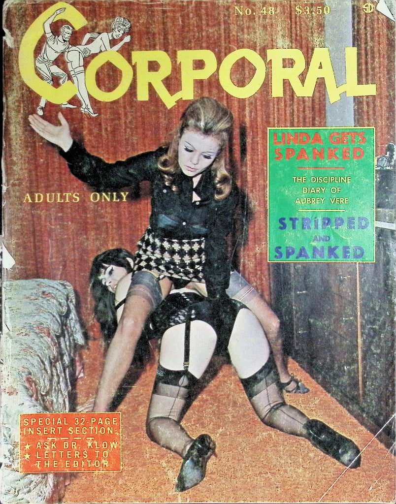 Corporal Magazine #48 1970 S&M Bondage, Linda Gets Spanked   101826LLP