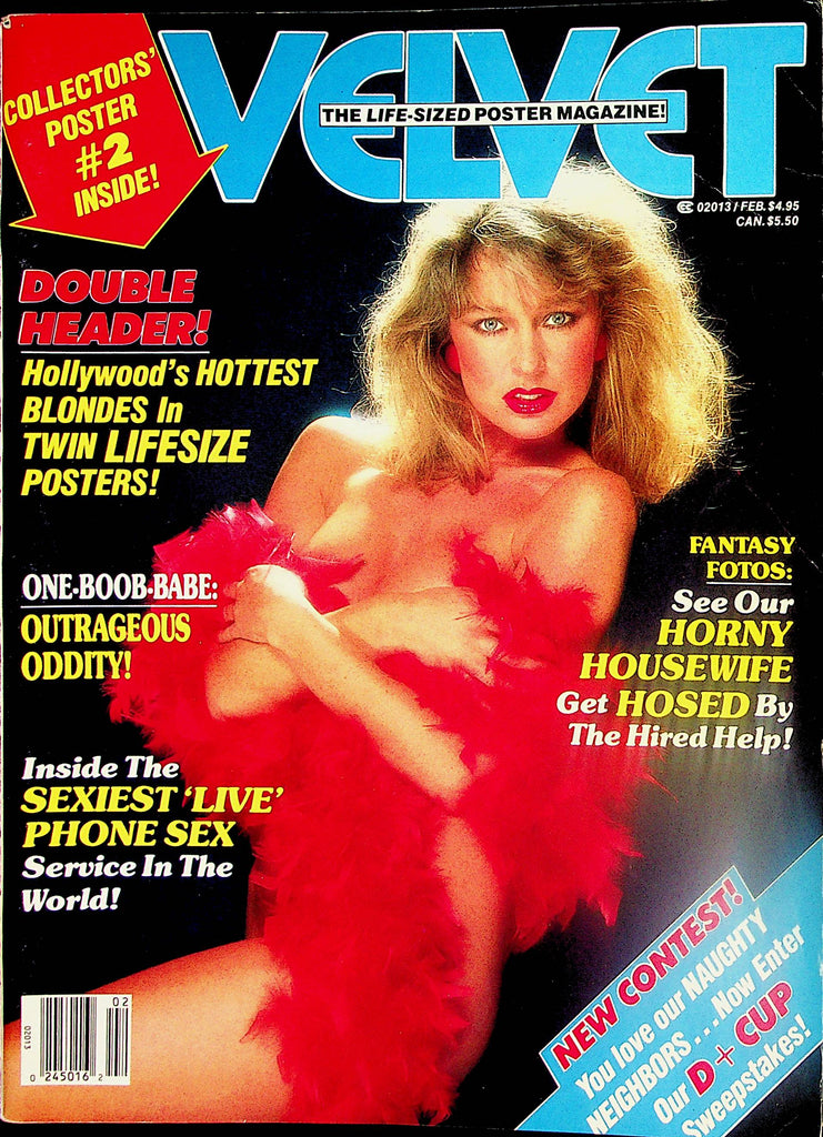Velvet Magazine  Keisha / Hottest Blondes In Twin Lifesize Posters February 1987    012025lm-p