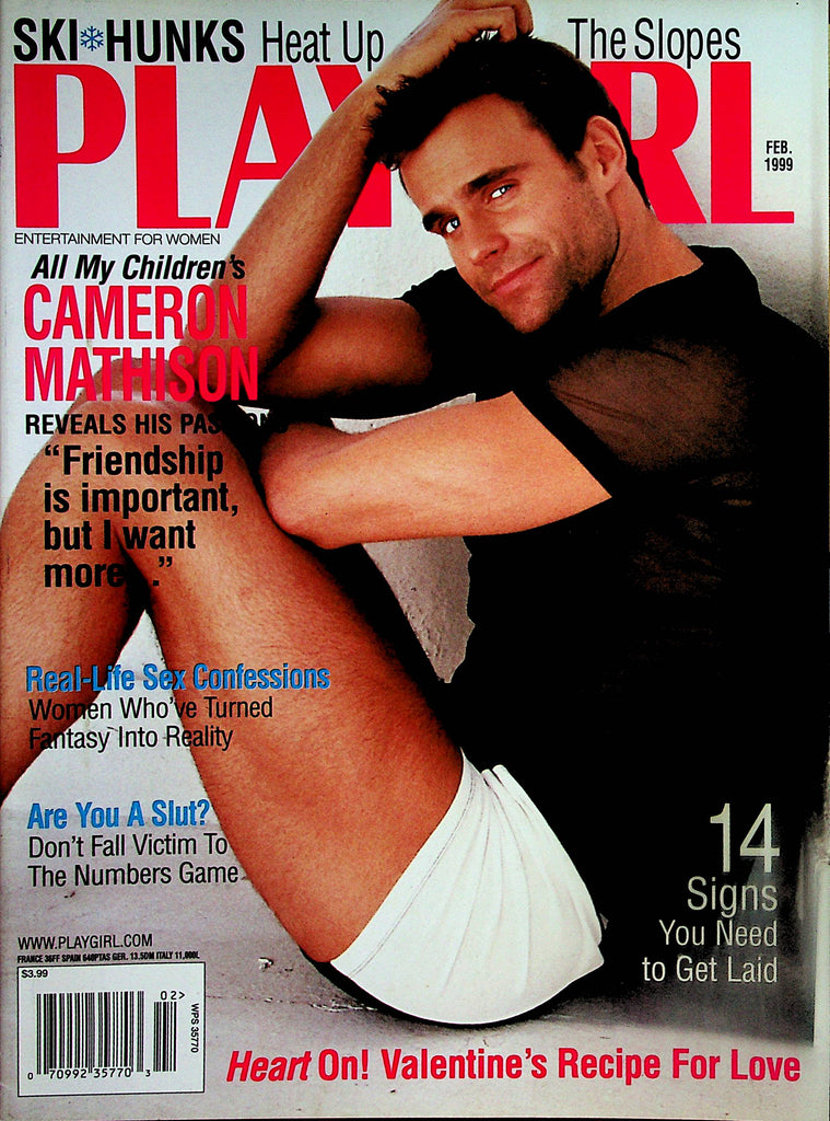 Playgirl  Magazine  All My Children's Cameron Mathison  February 1999   061424lm-p