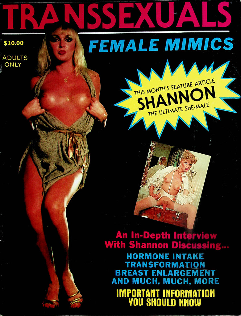 Transsexuals Female Mimics  Magazine  Shannon The Ultimate She-Male  1988     012224lm-p2