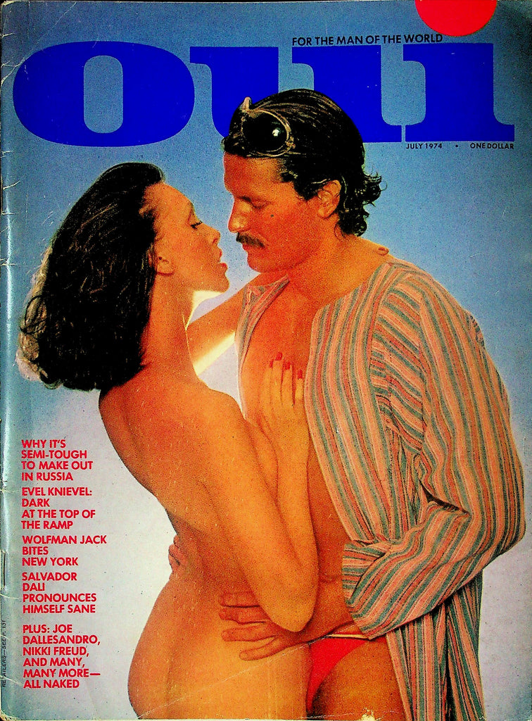 OUI Magazine Ft. Evel Knievel & Wolfman Jack July 1974 100625RP-