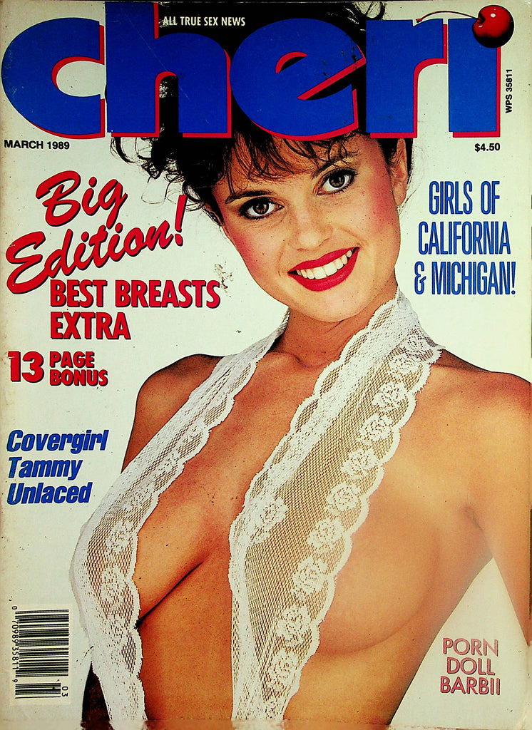 Cheri Magazine  Covergirl Tammy Unlaced - Big Edition! Best Breasts Extra  March 1989 032424lm-p
